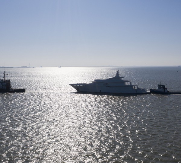 AMELS 200 Superyacht On Water