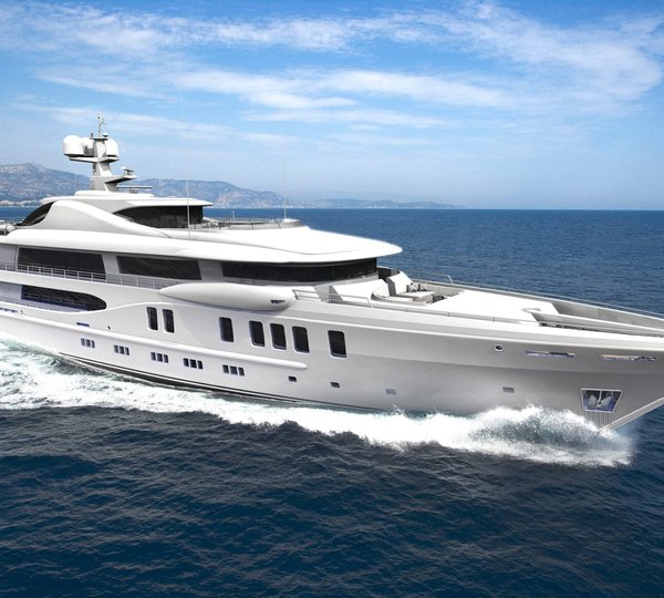 AMELS 212 Motor Yacht - Design Profile Rendering