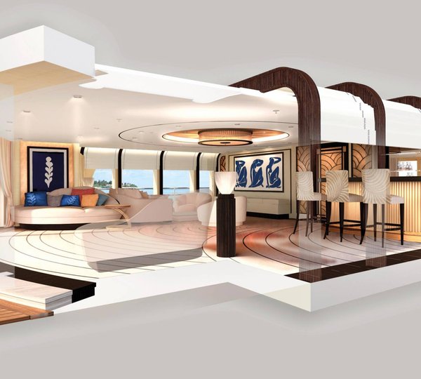 AMELS 212 Motor Yacht - Interior Rendering