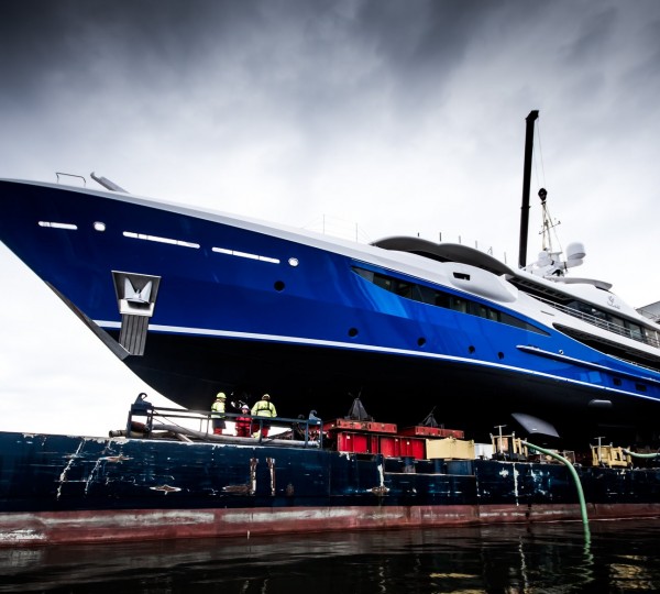 AMELS 55M SUPERYACHT At Her Launch