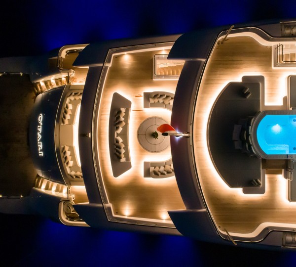 Aerial Of The Aft Decks 