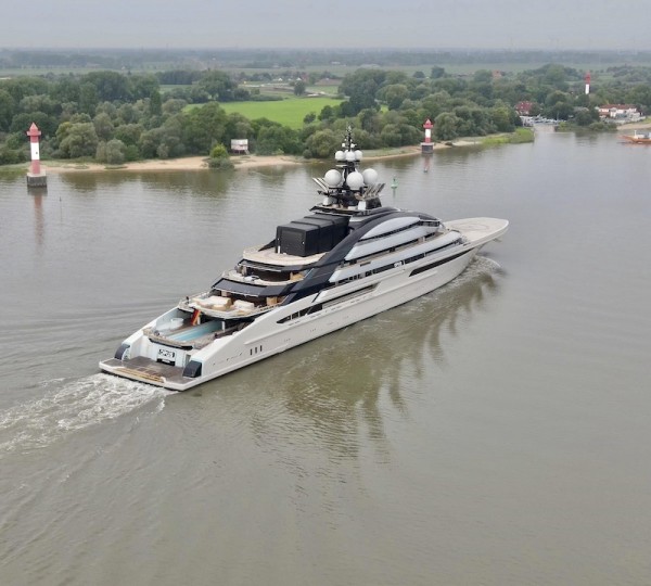 Aerial View Of Lurssen Mega Yacht Opus (ex Nord)