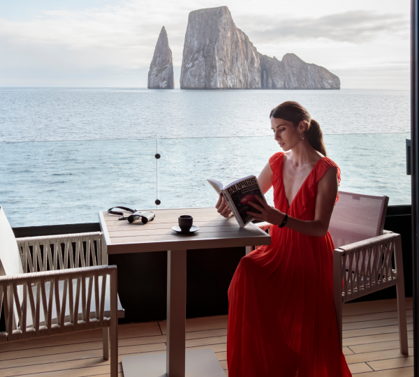 Aft Deck Relaxation Area With Sea Views