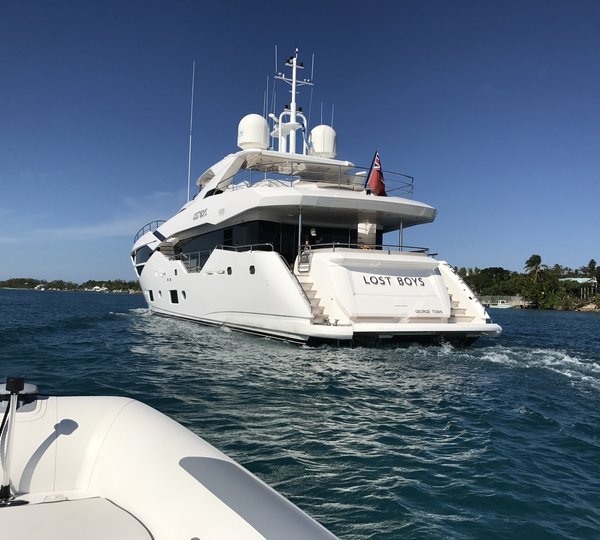 Aft Deck Underway In The Bahamas