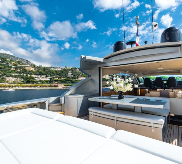 Aft Deck With Dining And Sunpad