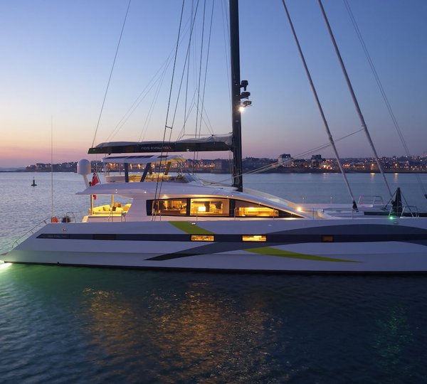 After Sunset With Lights On