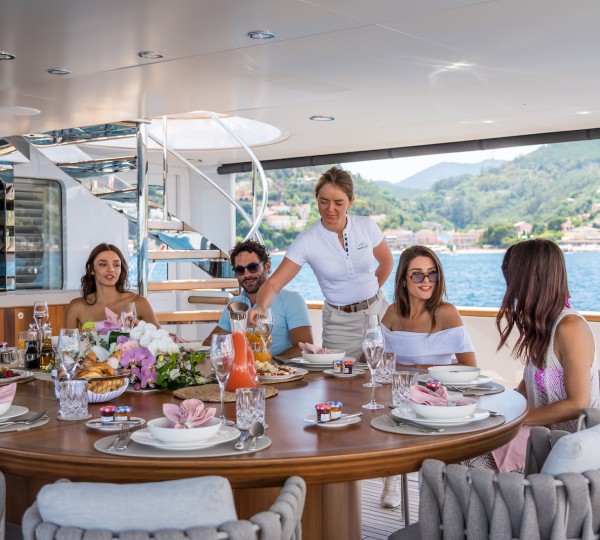 Al Fresco Dining Aboard A Superyacht - Luxury Lifestyle