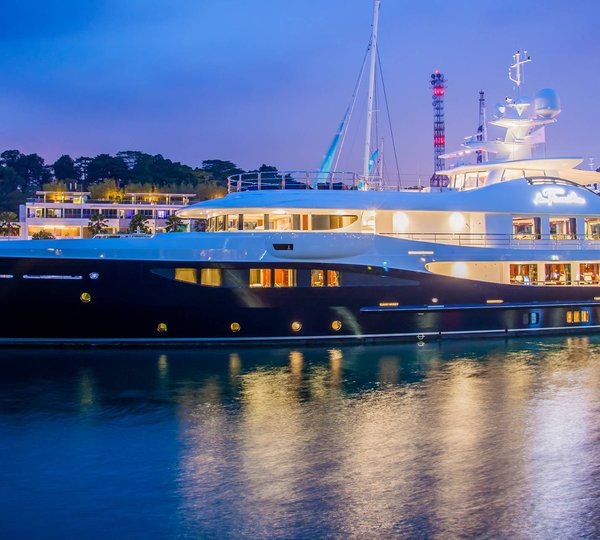 Amels 180 - In Port Evening