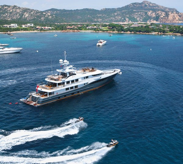 Amels 180 Yacht - Moored In The Mediterranean