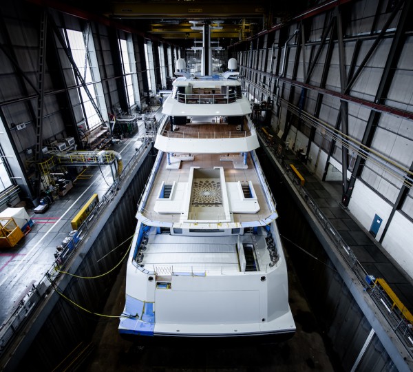 Amels 78-metre Full Custom Afloat - Top View