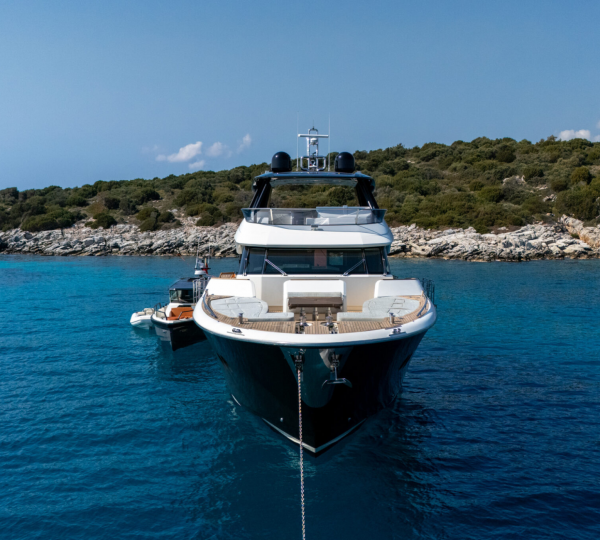 Anchored Yacht