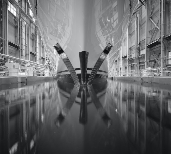 Arrow (Project 703) Prior To Launch At Feadship Shipyard