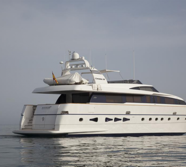 B OCEAN Yacht At Anchor