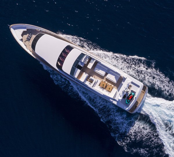 Baglietto Motor Yacht SOLE DI MARE - Aerial View