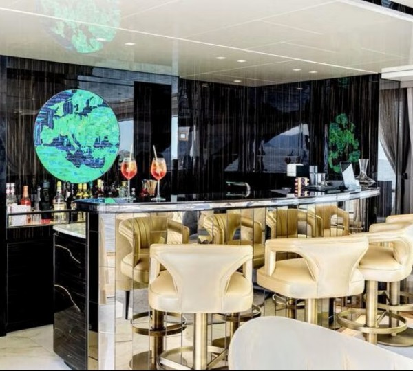 Interior Bar Area With Sea Views