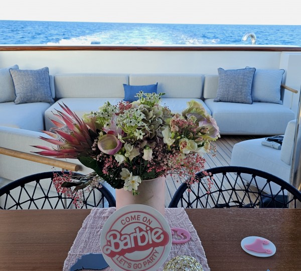 Barbie Themed Dining Set Up