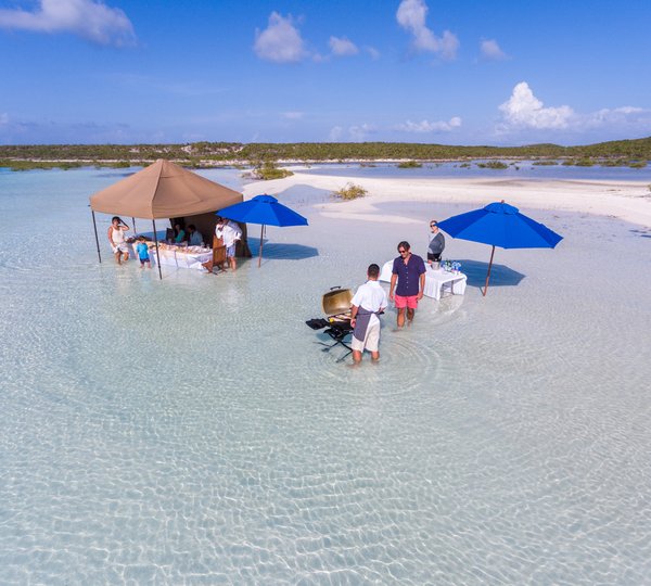Beach BBQ In The Bahamas