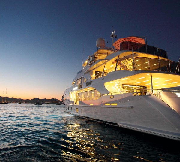 Benetti Classic Supreme Superyacht 132 At Night