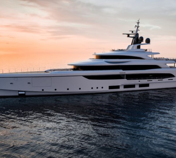 Benetti FB270 Superyacht Project VOGUE At Sunset