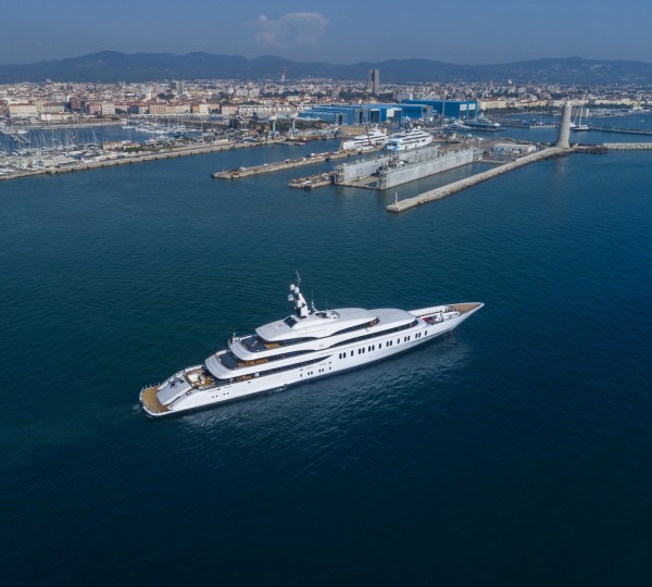 Benetti Giga Yacht IJE - Aerial Shot
