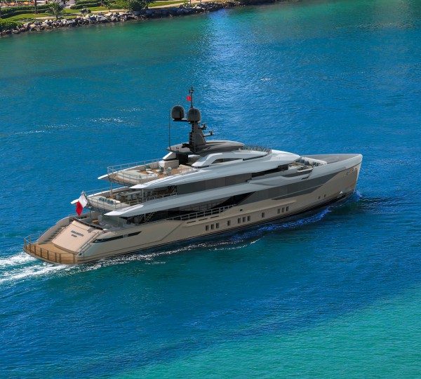 Bilgin 163-II 50m Motor Yacht  Project AME Exterior Render