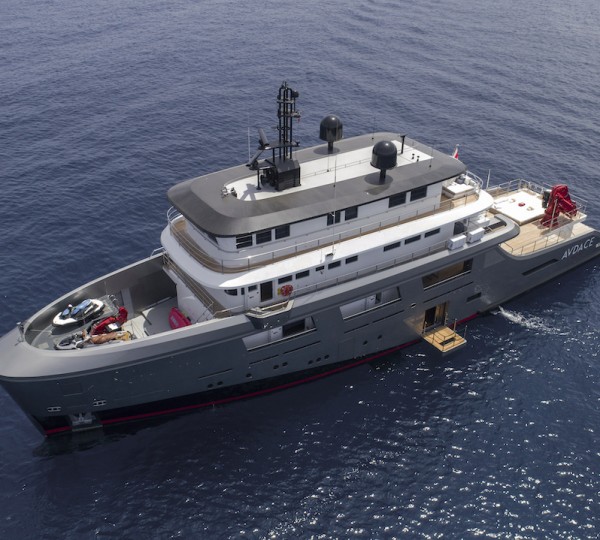 Bow View At Anchor With Balcony