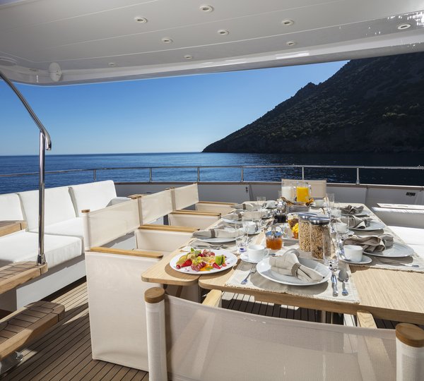 Breakfast On The Aft Deck