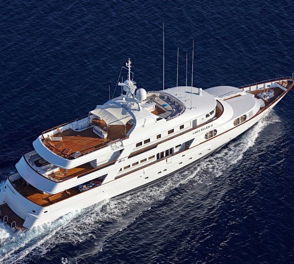 CRN Ancona Motor Yacht LADY ELLEN II - Aerial View