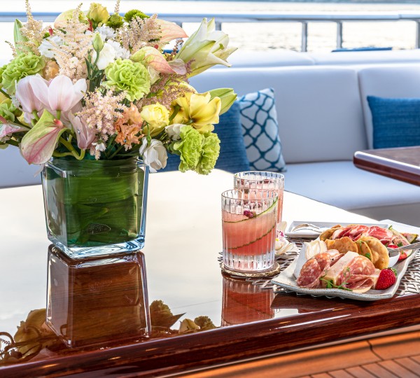 Canapes On The Aft Deck