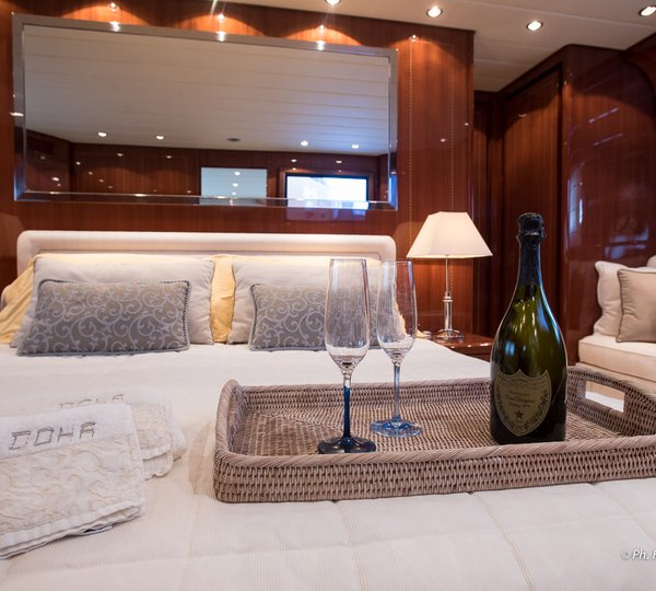 Champagne In The Master Stateroom