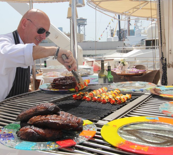 Chef Toine Smulders At MYBA Charter Show