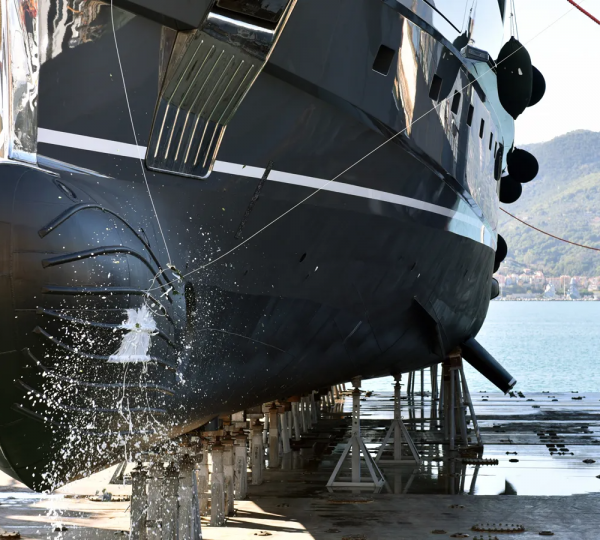 Christening Of The Yacht