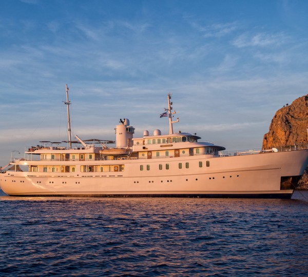 Classic Charter Yacht SHERAKHAN At Sunset