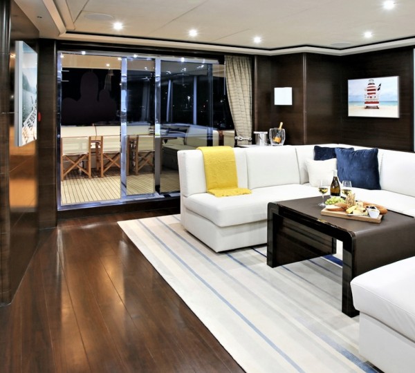 Comfortable Lounge With Large TV