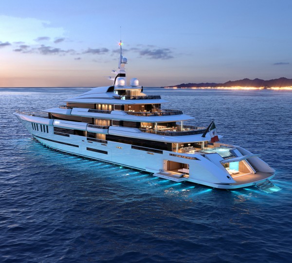 Continental 80 Aft View By Night