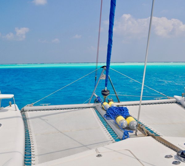 Foredeck trampolines