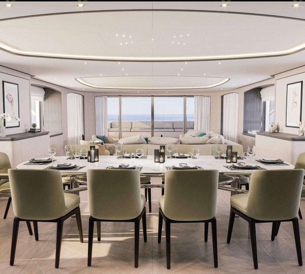 Diamond 145 Interior - Dining Area