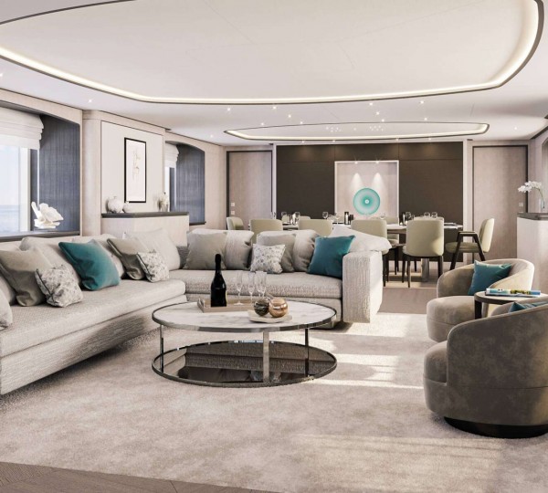 Diamond 145 Interior - Main Salon