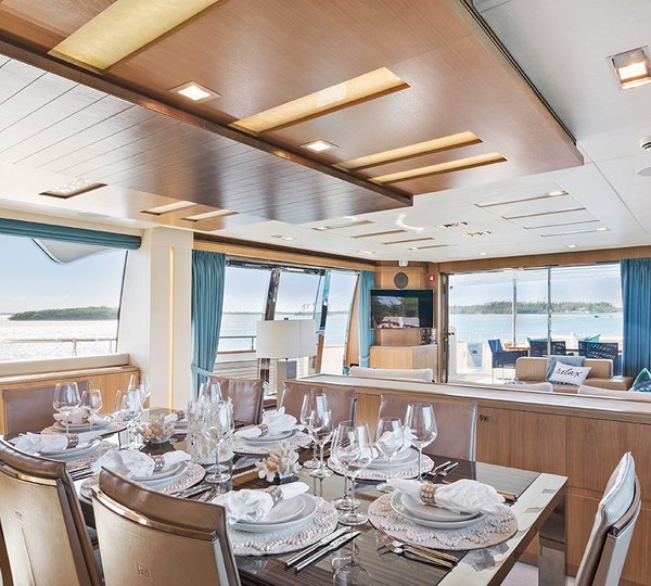 Dining And Salon Looking Aft