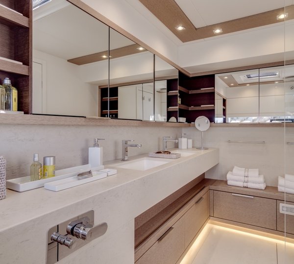 Ensuite Details In Master Stateroom