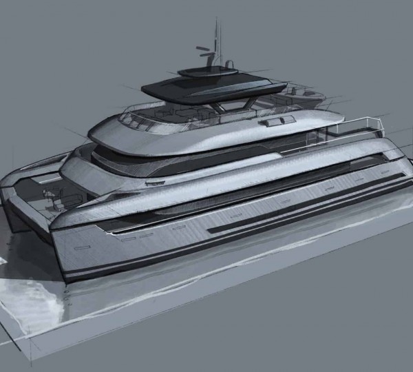 Espen Oeino-designed Catamaran Yacht SPACECAT Built By Silver Yachts