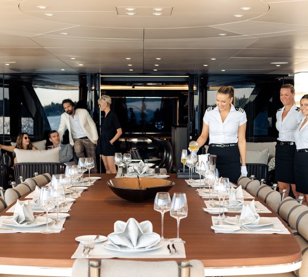 Exceptional Service Offered On Board By The Highly-skilled Crew