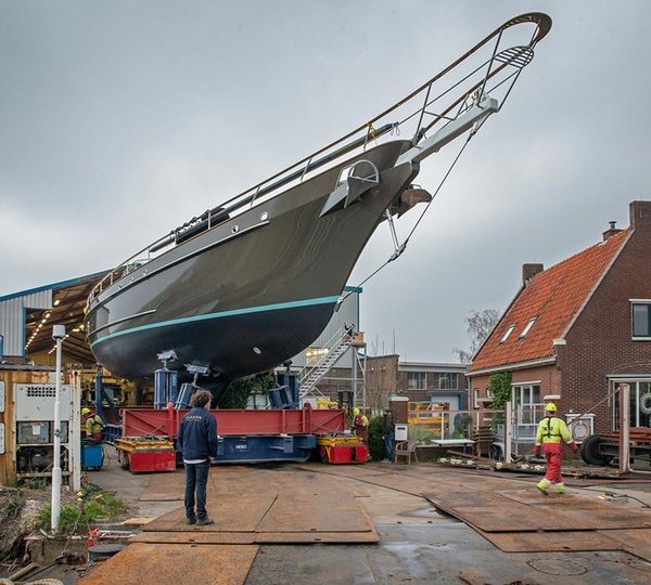 Expedition Sailing Yacht REESLE Leaving Shipyard