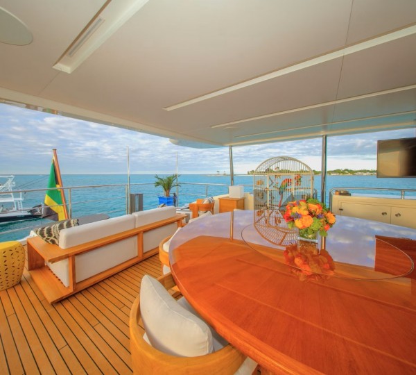 Rear Deck Relaxation Area With Sea Views