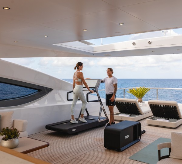 Exterior Relaxation Area With Gym