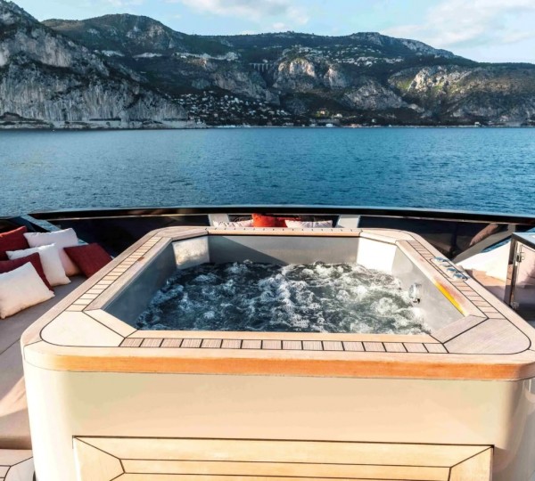 Exterior Relaxation Area With Mini Bathtub