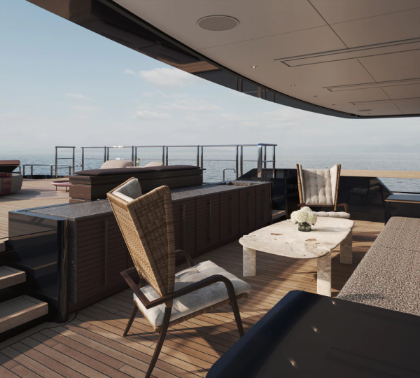 Exterior Relaxation Area With Sea Views