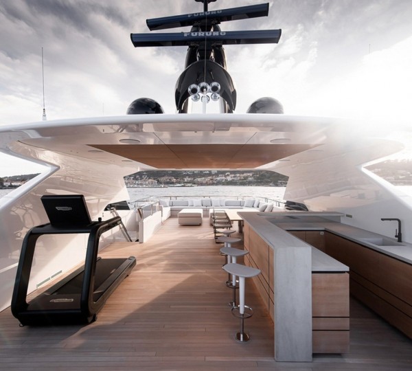 Exterior Bar Area With Gym