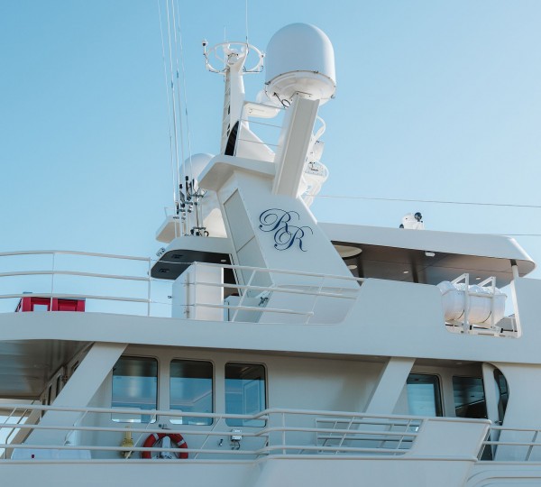 Exterior Detail Of The Yacht