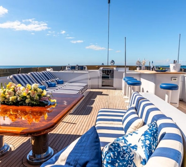 Exterior Dining Area With Sea Views